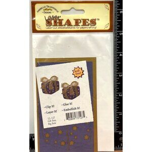 American Traditional Embellishment Gift Box LL127 Papercrafting scrapbooking